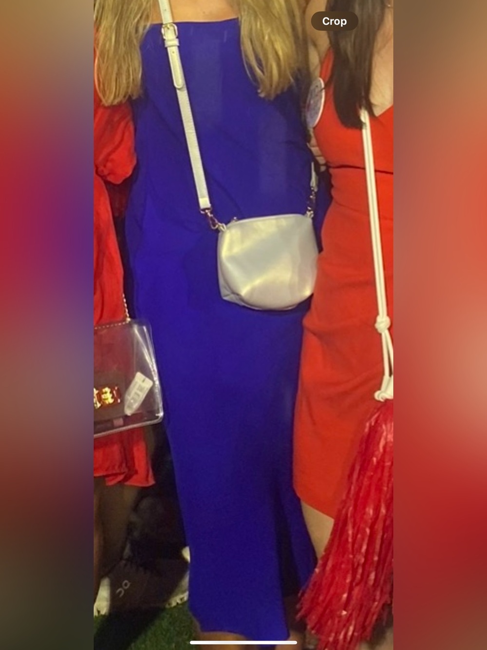 Amanda Uprichard Royal Blue Strapless Maxi Dress